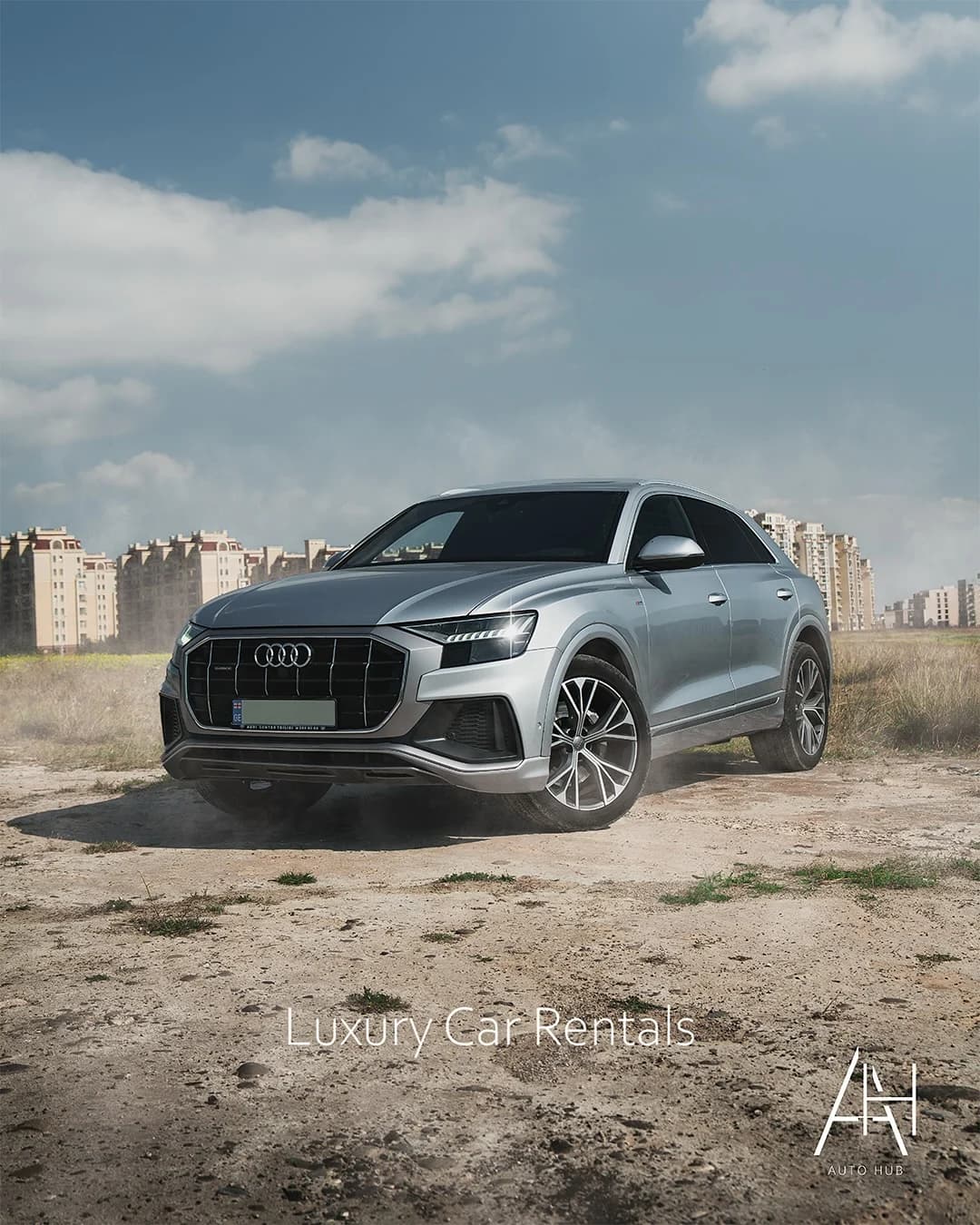 Audi Q8 2023 for rent in Tbilisi and Batumi, Georgia