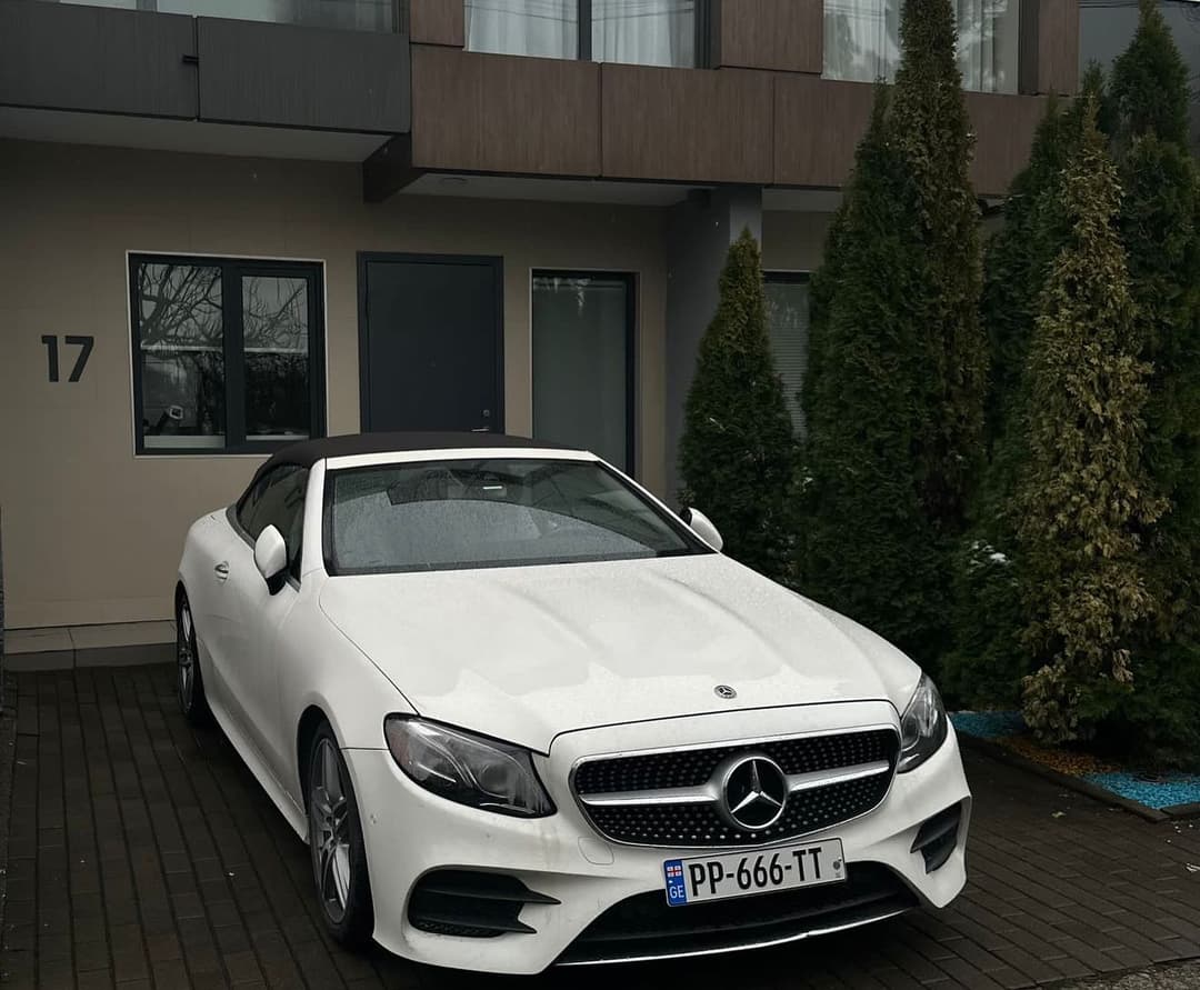 Mercedes-Benz E400 Cabriolet 2018 for rent in Tbilisi and Batumi, Georgia